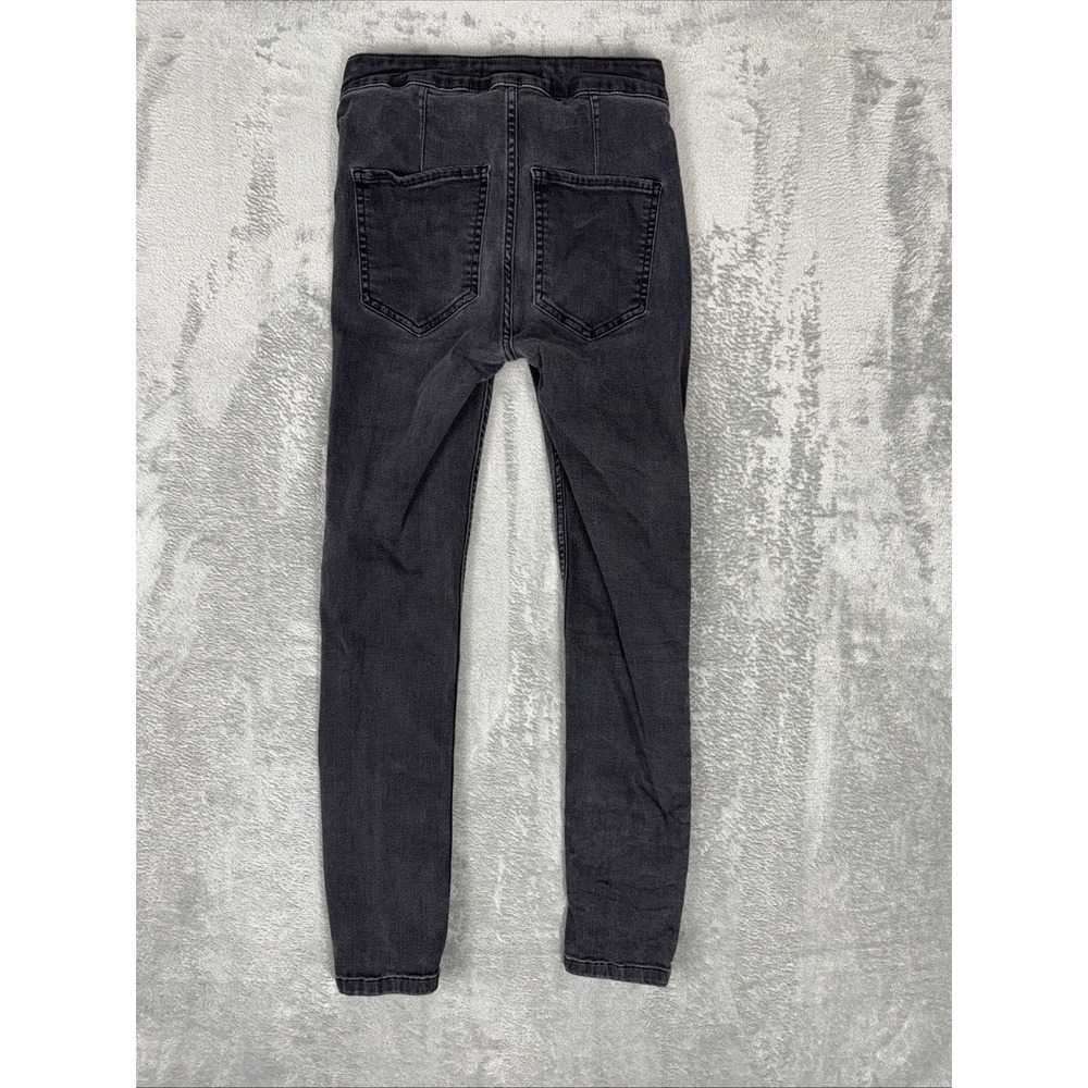 Free People Womens Jeans Size 26 High Waist Lace Up Front Skinny 61855-16515125 - Picture 6 of 6